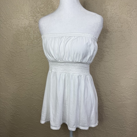 Old Navy Tops - VTG Old Navy Y2K Tube Top Womens Small Strapless Cotton Beach Festival Vacation